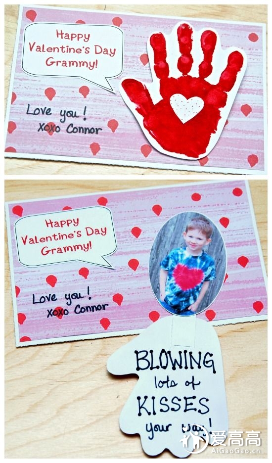 Valentine's Day Handprint Card