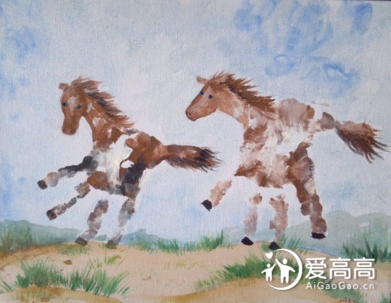 Horse Handprint Art...these are the BEST Hand & Footprint Ideas!